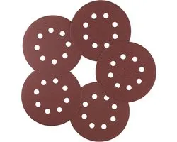 IRWIN Set Schuurschijven 10PCS excentrisch diameter 125mm, 3x K60, 3x K80, 2x K120, 2x K180