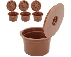 Dailygoods- Koffiecapsule Herbruikbaar - 3 Stuks - Kosteneffectief - Vervangende Accessoires - Duurzaam - Geschikt voor Caffitaly - Koffiepad