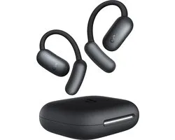 soundcore AeroFit 2 van Anker - Open-ear hoofdtelefoon - Aanpasbare oorhaak - Stevige grip - Diepe bas - Hi-Res draadloze audio - 42 uur speeltijd - Bluetooth 5.4 - Draadloos opladen - IP55 - Heldere oproepen