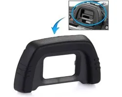 Rubberen oogschelp DK-21 voor Nikon D100 / D200 / D90 / D80 / D70S / D70 / D60 (zwart)