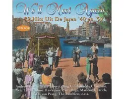 We'll Meet Again - 72 Hits Uit De Jaren '40 en '50 - 3 DUBBEL CD - Eddy Christiani, Max van Praag, Andrew Sisters, Marlene Dietrich, Willy Alberti, Bing Crosby, Lou Bandy, Kilima Hawaiians
