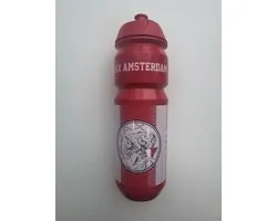 Ajax Bidon Rood/Wit Oud Logo - Ajax Waterfles - Ajax drinkfles - 750ml-