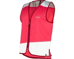 Fietsjas mouwloos dames - WOWOW Yara Jacket roze - XXXL