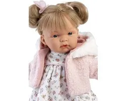 Llorens soft body pop Joelle blond met kleding en geluid 38 cm