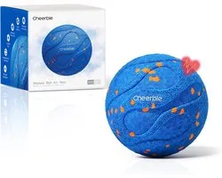 SnelShoppen - Cheerble Wicked Ball Air Neo Intelligent Interactief Hondenspeelgoed - Blauw - 3 Modi - Duurzaam Materiaal - Voor Buiten en Binnen Spelp