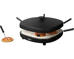 Tristar PZ-9176 Pizza Gourmetset - Family 6 Mini Pizza Oven - Voor 6 personen - Inclusief deegsnijder