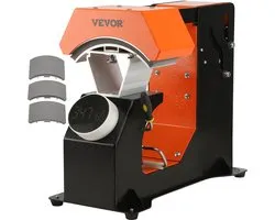 VEVOR Warmte Persmachine Transferpers Hittepers Hat Heat Press Hat Heat Press 3 Verwarmingskussens Sublimatieoverdracht 350W