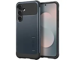 Coque arrière Spigen Slim Armor compatible MagSafe pour Samsung Galaxy S25 FE - Gris Métal