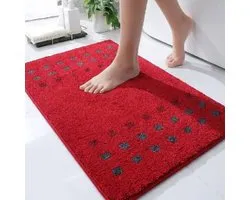 Casilin Brica Badmat - 60 x 100 cm - Antislip - Rood