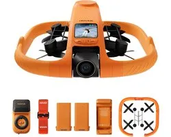 SnelShoppen - HOVERAir AQUA Vliegende Camera - IP67 Waterdichte Follow Me Drone met Camera voor Watersport - 34mph, 10+ Vliegmodi, 4K 100fps Slow Moti