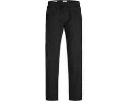 JACK & JONES Kane Summer Linen Blend Jogger coupe ample - chino homme - noir