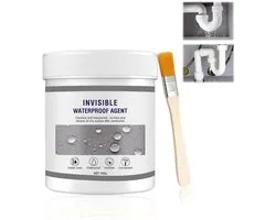 Invisible Waterproof Sealing Compound, 100 ml, High Strength Bonding Spray with Brush, Bathroom Tiles, Window Sealant - ShopVlot