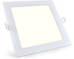 LED Downlight Slim Pro - Aigi - Inbouw Vierkant 12W - Natuurlijk Wit 4000K - Mat Wit - 165mm