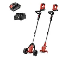 YARDIO Tools® - TGT500W Premium - Coupe-bordures - Débroussailleuse - Coupe-bordures - Tondeuse à gazon - Coupe-bordures électrique - Largeur de coupe 150 mm - 21 V incl. Batterie 4,0 Ah et chargeur rapide