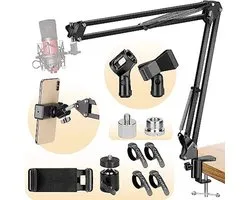 bras de microphone / Microphone Boom Arm Mic Stand Adjustable / Microphone Boom Arm Mic Stand Adjustable - pied de microphone