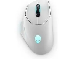 Alienware AW620M - Muis rechtshandig - optisch - 7 knoppen - draadloos, met bekabeling - USB, 2.4 GHz - maanverlichting - detailhandel - doos