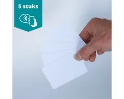 NFC World - NFC Tags voor Amiibo - NTAG215 Tag - NFC Kaarten - Wit - 5 Kaarten