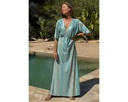 Chic by Lirette - Kimono jurk Lotus Guna - Turquoise - M