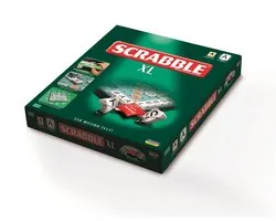 Megableu Scrabble XL - Bordspellen - Gezelschapsspel voor Familie - Extra grote letters en met Tilelock-systeem