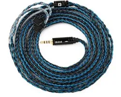 Yinyoo KBEAR QDC 200cm Headphone Extension Cable IEM, Imported PVC Cable Sleeve, Gaming Headphone Cable for ZEX - ShopVlot