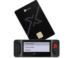 Ellipal X Card (incl. X Starter) - Hardware Wallet - Air-Gapped Security - CC EAL6+ Chip - Crypto Cold Storage