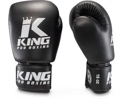 King Pro Boxing Bokshandschoenen - BGVL 3 - Zwart / Wit 12 oz
