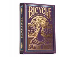 Bicycle Purple Peacock - Premium Speelkaarten - Poker - Ultimates - Met Cold-Foil afwerking