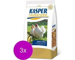Kasper Faunafood Vitamix Krielkip - Kippenvoer - 3 x 3 kg
