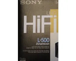 Sony L-750 / UHG-HiFi BetaMax Video Cassette