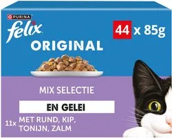 FELIX Original Mix Selection en gelée - Aliments pour chats - 44 x 85 g