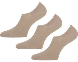 Teckel - Footies unisexe antidérapants - Lot de 3 - Taille 40/46 - Beige