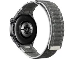 Bracelet Stravo 20mm Nylon Wave avec Velcro – Easy Fit – Compatible avec Samsung Galaxy Watch 7 6 5 4 – Classic – Bracelet Sport Smartwatch Doux et Respirant pour Garmin Vivoactive 5 3 – Forerunner 245 – Venu SQ 2 – Vivomove – Huawei – Gris
