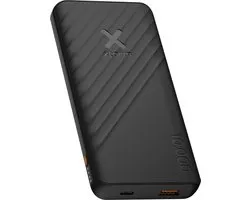 Xtorm Go2 Evolution Powerbank - 10.000 mAh - 1x USB-A, 1x USB-C - Krachtige powerbank - Snelle oplader Samsung en iPhone - Duurzame technologie - Charcoal Black