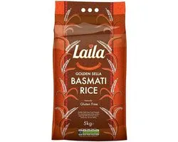 Laila Golden Sella Basmati Rijst 5KG