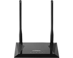 Edimax N300 routeur sans fil Fast Ethernet Monobande (2,4 GHz) 4G Noir