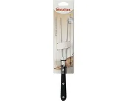Metaltex - Professional Vork - Lengte 28.5 cm - RVS - Zwart