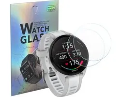 Screenprotector voor Garmin Forerunner 165 / Forerunner 165 Music - 2 stuks Beschermglas Smartwatch van glas Transparante glazen schermbeschermfolie