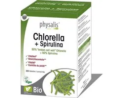 Physalis Chlorella & spirulina bio 200 Tabletten