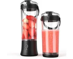 Valeron Goods® Draagbare Blender 500ML – Blender To Go – USB Oplaadbaar & Waterproof – Smoothie Maker – Krachtige Portable Blender voor Shakes & Sappen
