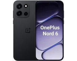 OnePlus Nord 6 - Smartphone 5G - 8 Go+256 Go - AMOLED 6,78" 165 Hz - 7500 mAh - IP69K - Noir Obsidienne (Zwart)