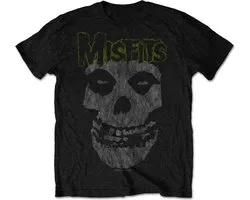 Misfits - Classic Vintage Heren T-shirt - S - Zwart