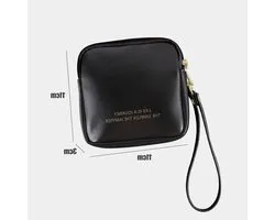 STARRY G Sanitary Napkin Storage Bag, PU Leather Sanitary Napkin with Handle, Portable Period Sanitary Napkin Pouch, Tampon Holder Case for Teenage Girls Women, Handbag Small Bag for Sundries Lipstick
