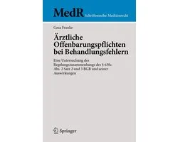 Social Science and Law (German Language) - Ärztliche Offenbarungspflichten bei Behandlungsfehlern