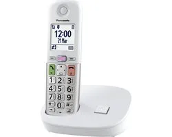 Panasonic Dect telefoon KX-TGU410EXW met grote toetsen en groot display, 1 handset, wit