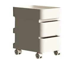 Multifunctional Storage Cart, Snack Cabinets, Side Tables With 360° Universal Wheels, Side Table For Kitchen Bathroom Living Room,Beige,Small