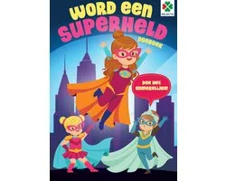 Tactic Selecta Word een Superheld Sticker Doeboek - 32 Pagina's - Stickers, Kleurplaten en Activiteiten - Vanaf 3 Jaar