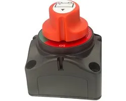 ProRide Accuschakelaar 275A 12-48V DC - Zware Uitvoering - Batterij Isolator Aan/Uit - Opbouw
