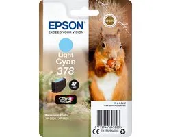 Epson Squirrel Singlepack Light Cyan 378 Claria Photo HD Ink