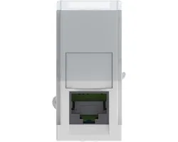 BTICINO MatixGO connexion pour internet, données et téléphonie 1 module blanc SJW4279C6F fiche RJ45 catégorie 6 UTP, IDC sans outil