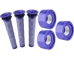 Promessa-Solutions - XXL Super Set HEPA - Pré & Post Filtre - Compatible avec Dyson V7 et V8 96747801 Accessoires de vêtements pour bébé.
